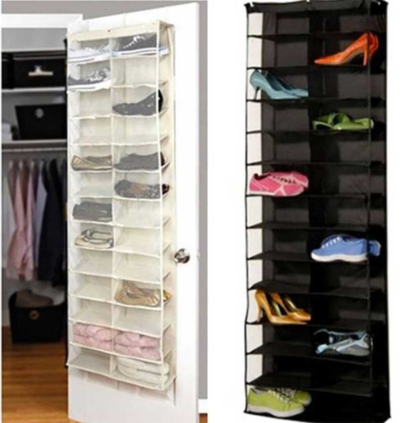 Over the Door Shoe Rack with Shelves