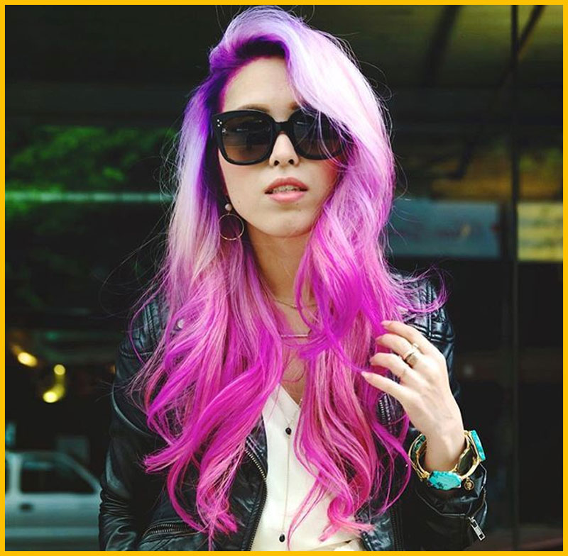 Pink Fade Mermaid Hair