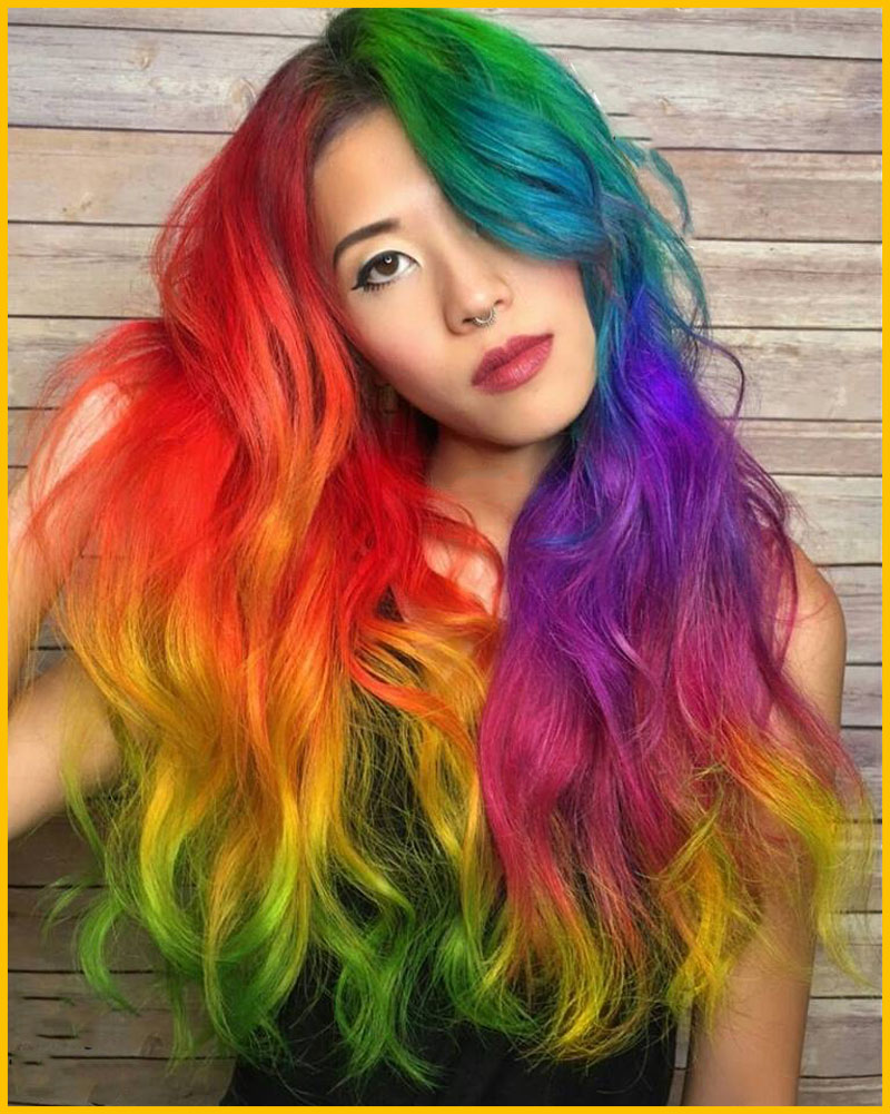 Rainbow Mermaid Hair
