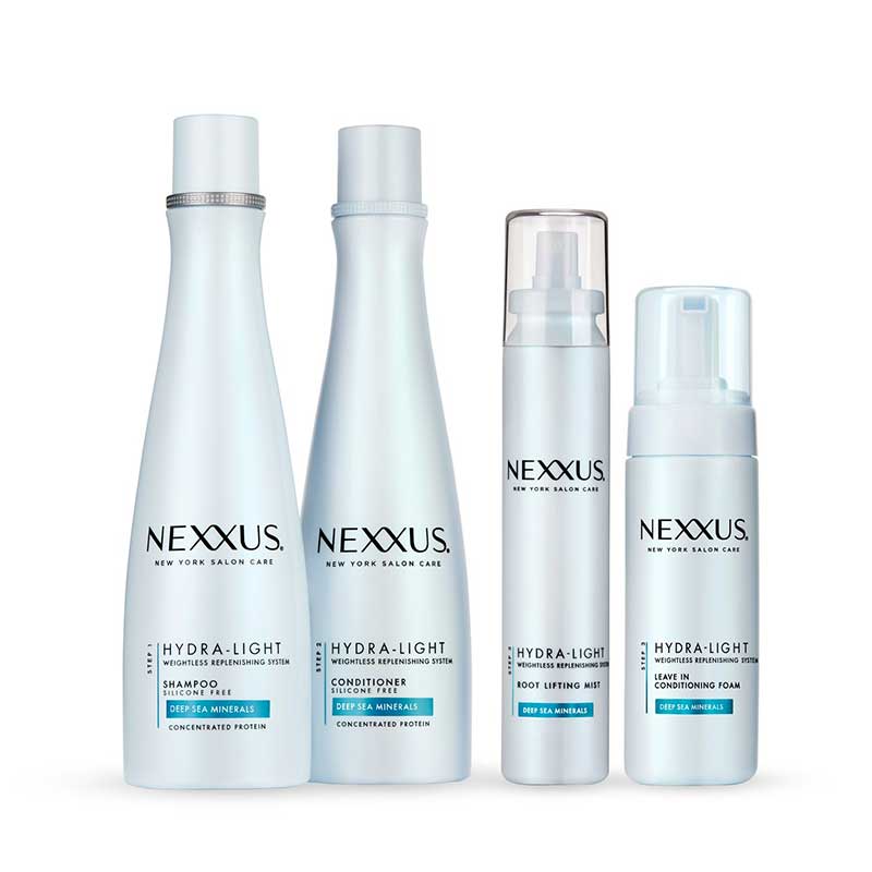 Nexxus Hydra-Light洗发水和护发素