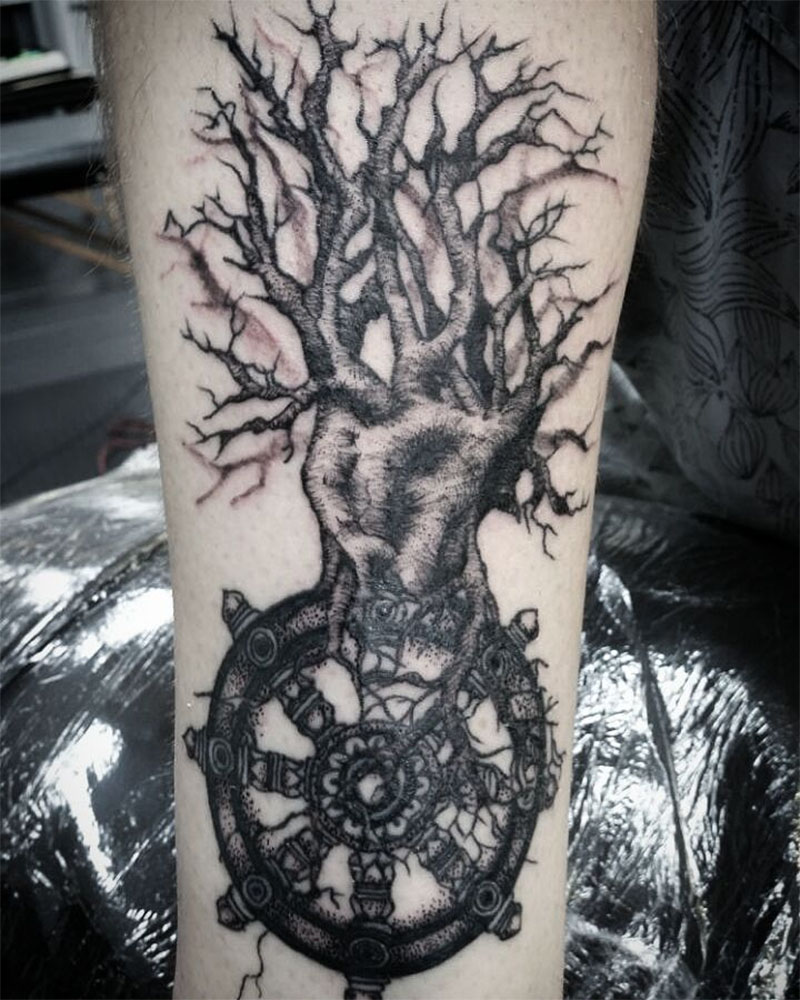 Wheel of Life Tattoo
