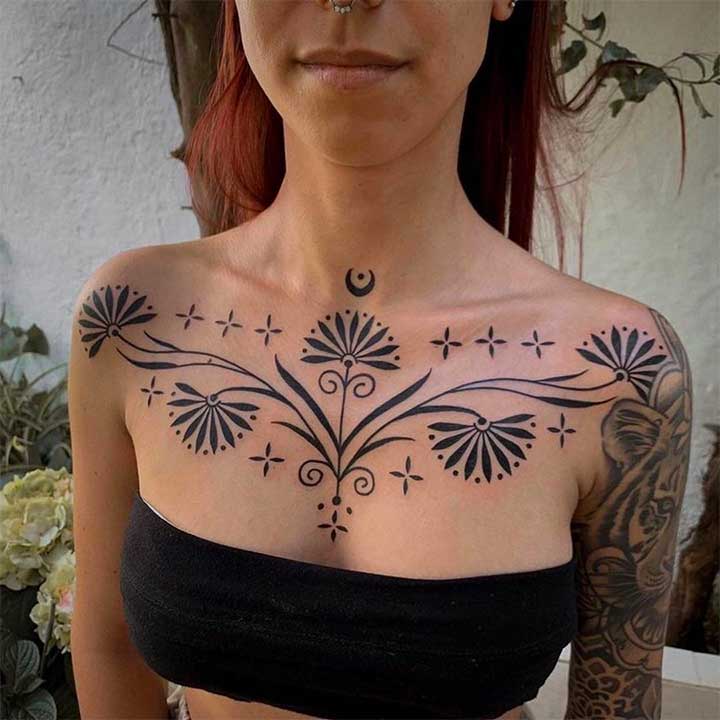 最好的女人部落纹身设计