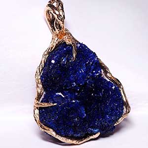 蓝铜矿宝石