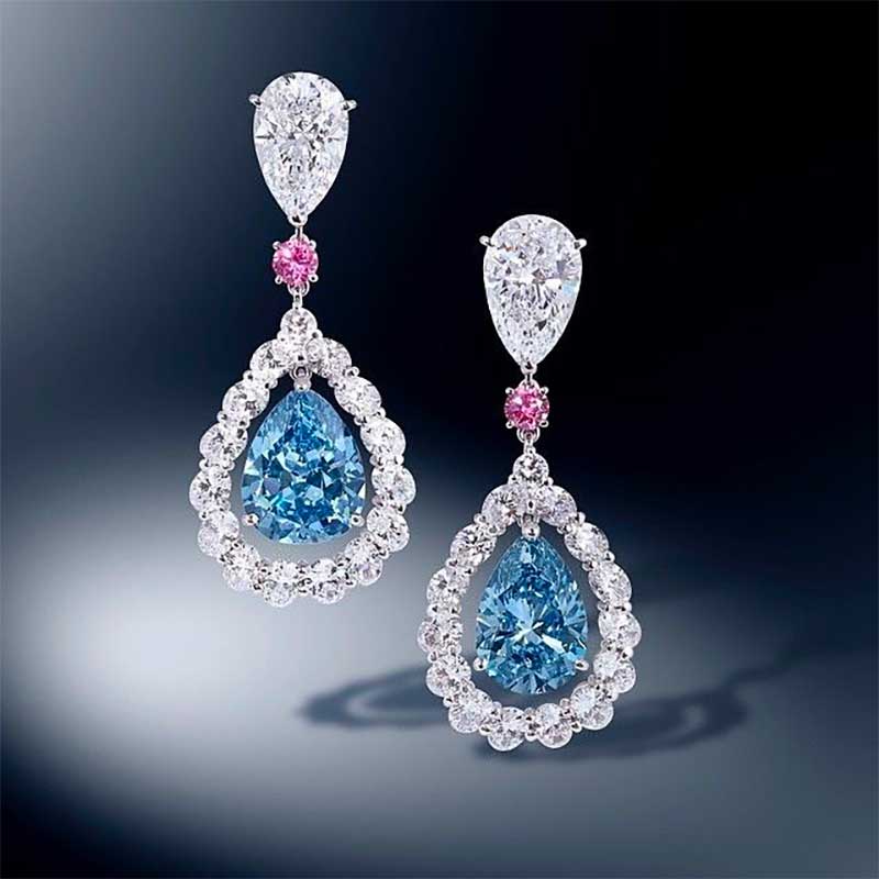 蓝钻石，蓝色宝石的类型