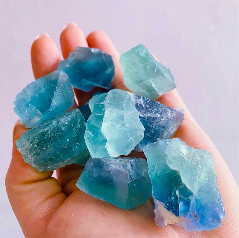 10种你从来不知道存在的蓝色宝石:蓝色萤石