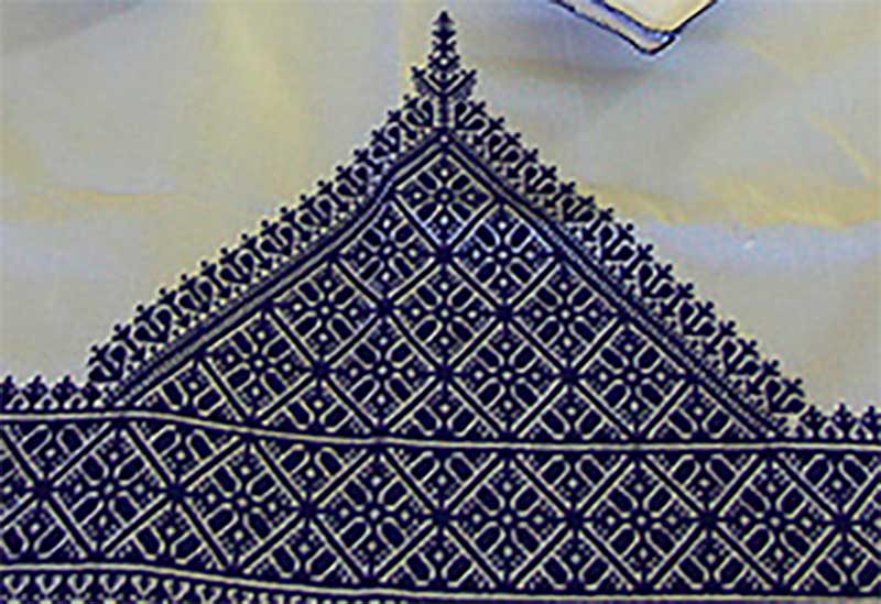 摩洛哥绣花棉枕套优质棉装饰