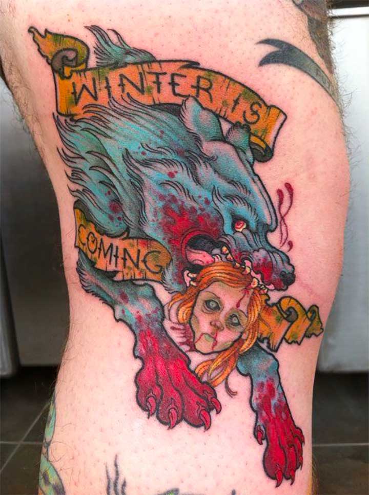 遗传算法me of Thrones tattoo: Winter is coming