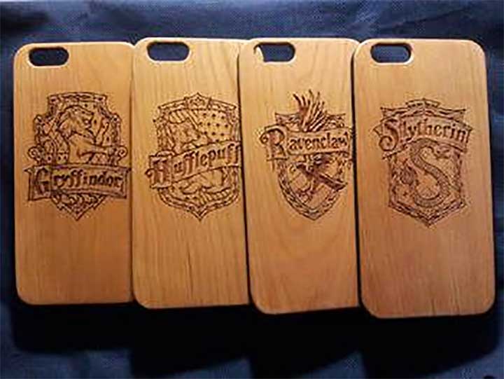Harry Potter Walnut Wood iPhone Case