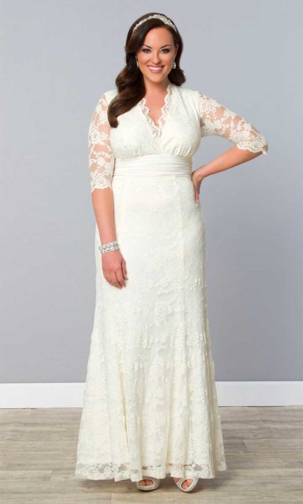 Kiyonna Lace Confections Wedding Dress