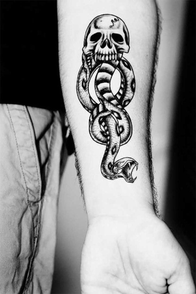 哈利·波特黑魔标记的纹身
