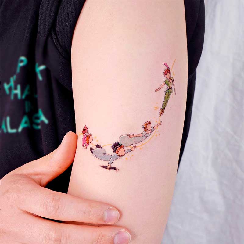Peter Pan Tattoos