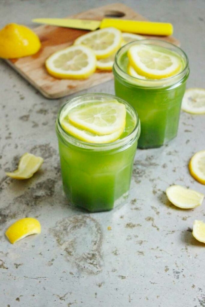 Boozy Green Lemonade