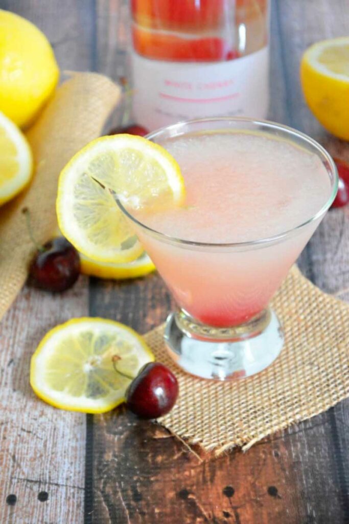 Cherry Vodka Lemonade Slushies