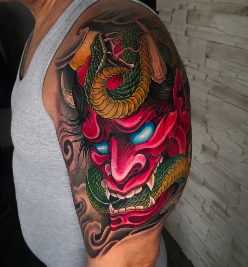 Japanese Yakuza Dragon Tattoo