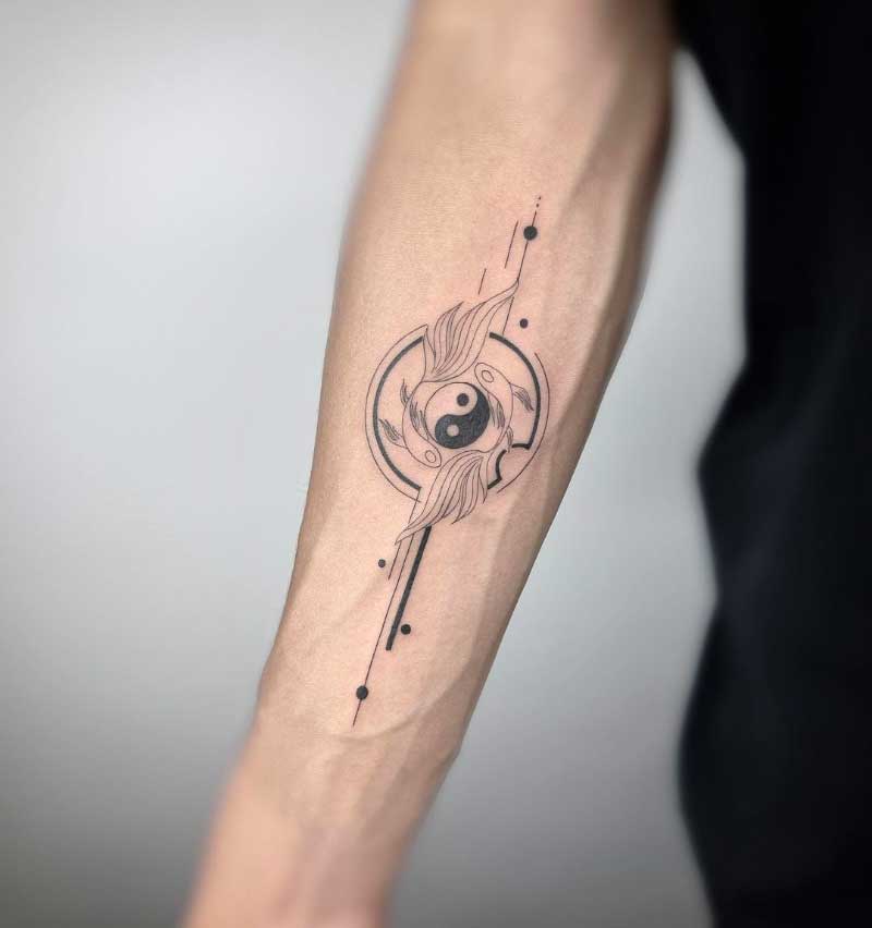 yin yang cover up tattoo